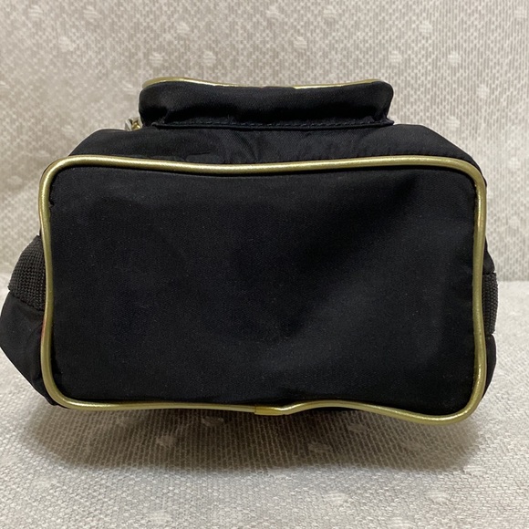 Prada Vintage Tessuto Nylon Duet Mini Bucket Bag In Black - Picture 10 of 17